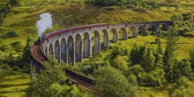 The Harry Potter Bridge - Glenfinnan Viaduct - Scottish Highlands